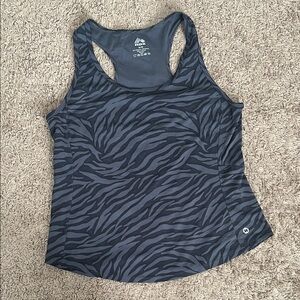 RBX Women's Tank Top - Dark Zebra Print